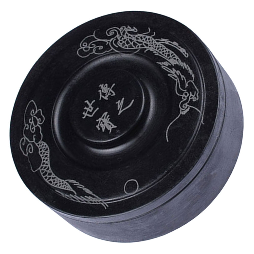 FOMIYES Practical Drawing Inkstone Black Strong and Desk Decor