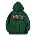 thumbnail image 4 of FYDUU Christmas Hoodies for Women Fashion Letter Print Hooded Sweatshirt Long Sleeve Pullover Casual Tops for Fall Winter Clothes, 4 of 4