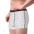 thumbnail image 2 of Pofeuu Cute Rabbit Print Men’s Boxer Briefs, Moisture-Wicking Underwear, Regular,Trunk-Large, 2 of 5
