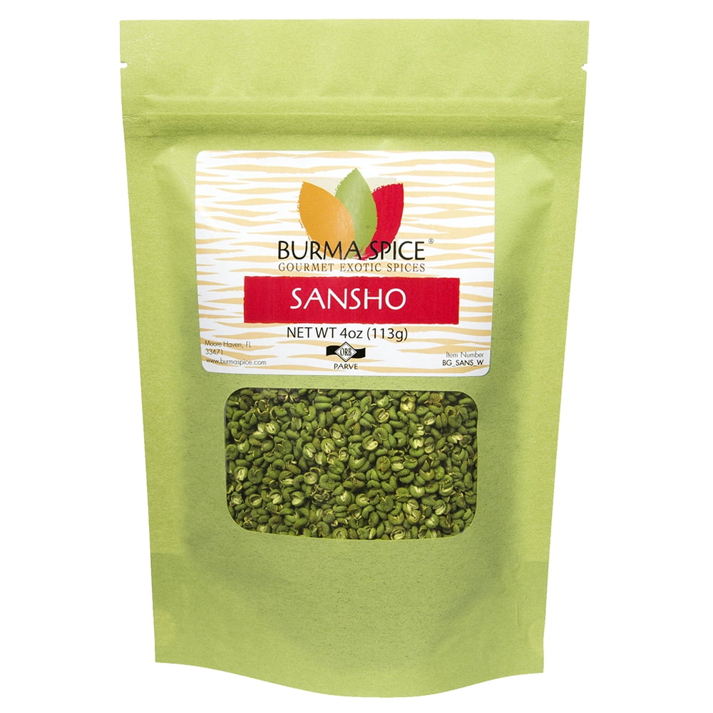 Burma Spice Sansho PepperJapanese Prickly Ash Green Peppercorns