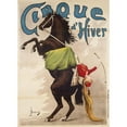 thumbnail image 2 of J. Boichard 18x24 Gold Ornate Framed and Double Matted Museum Art Print Titled - Winter Circus (1880-1900), 2 of 4