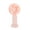 pink, variant on Portable Handheld Fan USB Charging Mini Fan Large Capacity Natural Wind for Shopping Work Travel Camping White