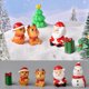 thumbnail image 4 of Micro paisaje de Navidad, adorno de escena de nieve, árbol de Navidad, muñeco de nieve, Mini decoración de resina, 4 of 4