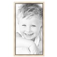 thumbnail image 2 of ArtToFrames 21" x 39" Silver with Black Lip Picture Frame, 21x39 inch Multi Wood Poster Frame (WOM-5193),  Pack, 2 of 7