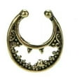 thumbnail image 1 of CUITING Fake Unisex Septum Clicker Nose Ring Non Piercing Hanger Clip On Delicate Jewelry 1X S-Multicolor #12-40 pcs/box, 1 of 9
