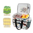 thumbnail image 2 of FORMRS Insulated Cooler Bag 24 Cans Capacity Soft Leakproof Lunch Box with Side Pockets, Dinosaur Pattern, 2 of 7