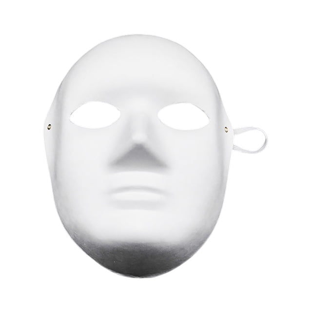 Pour Enfants Adultes Blancs Hommes Femmes Visage Dessiné à la Main Fête Jeu de Rôle 10