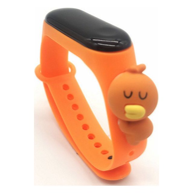 Reloj electrónico para niños pulsera de dibujos animados led a prueba de agua Gao Jiahui unisex