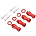 thumbnail image 1 of Adaptateur de Moyeu Hexagonal d'Extension de Roue, Adaptateurs d'Entraînement de Moyeu Hexagonal de Roue Durables en Alliage d'Aluminium Apparence Exquise pour 1/10 hors Route Voiture RC Rouge, 1 of 8
