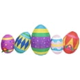 thumbnail image 2 of Northlight Inflatable Lighted Easter Eggs Outdoor Decoration - 10', 2 of 8