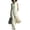 Beige, variant on Women Color Block 2 Piece Outfit Sleeveless Stand Collar Long Duster Vest Cardigan High Waist Wide Leg Pants Elegant Casual Two Piece Set