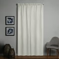 thumbnail image 2 of Mainstays Solid Room Darkening Curtain Panel Pair, Set of 2, Arctic, 30"W x95"L, 2 of 5