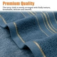 thumbnail image 4 of Venoro Cotton Bath Towels Spa Hand Towels Wash Soft Super Absorbent FaceTowel 13x29'', 4 of 20