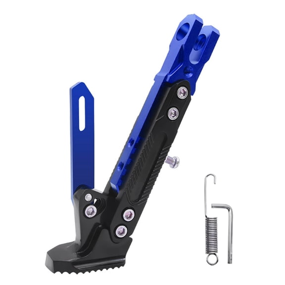Motorcycle Adjustable Foot Side Stand Kickstand Replacement Motorbike Scooter Extendable Stand Holder