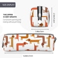 thumbnail image 3 of Yiaed Dachshund Dog Print Leather Pencil Case - Leather Pen Pencil Holder - Elegant & Practical Pencil Pouch for Work & Office, 3 of 7