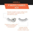 thumbnail image 3 of Ardell False Lashes, Naked Lashes 424 with Invisiband, 4 pairs, 3 of 5
