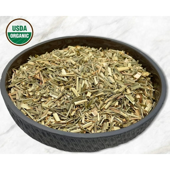 ORGANIC LEMONGRASS TEA Cut | Ultra quality | Bulk dried Lemongrass leaves | Tea | Herbal | Healing