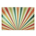 thumbnail image 1 of Vintage Rainbow Cutting Board, Vintage Rising Sun Pattern with Colorful Rays Retro Style Illustration, Decorative Tempered Glass Cutting and Serving Board, Large Size, Multicolor, by Ambesonne, 1 of 1