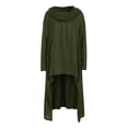 thumbnail image 3 of Dyfzdhu Oversized Hoodies for Women Loose Long Sleeve Asymmetric Sweater Pullover Solid Color Top, 3 of 6