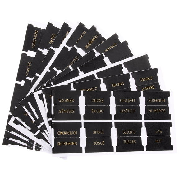 80 Pcs Bible Dividers Tabs Labels and Women's Study Index Book