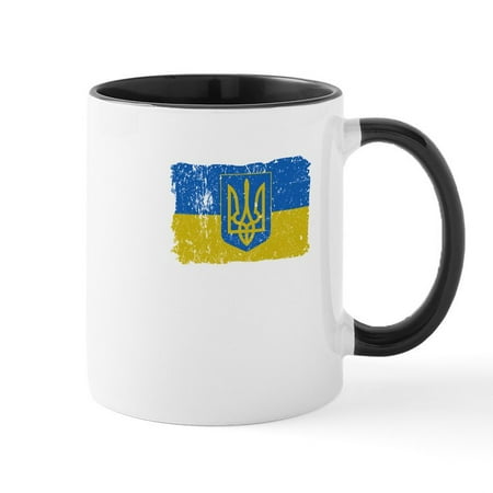 

CafePress - Ukraine Coat Of Arms Flag Mugs - 11 oz Ceramic Mug - Novelty Coffee Tea Cup
