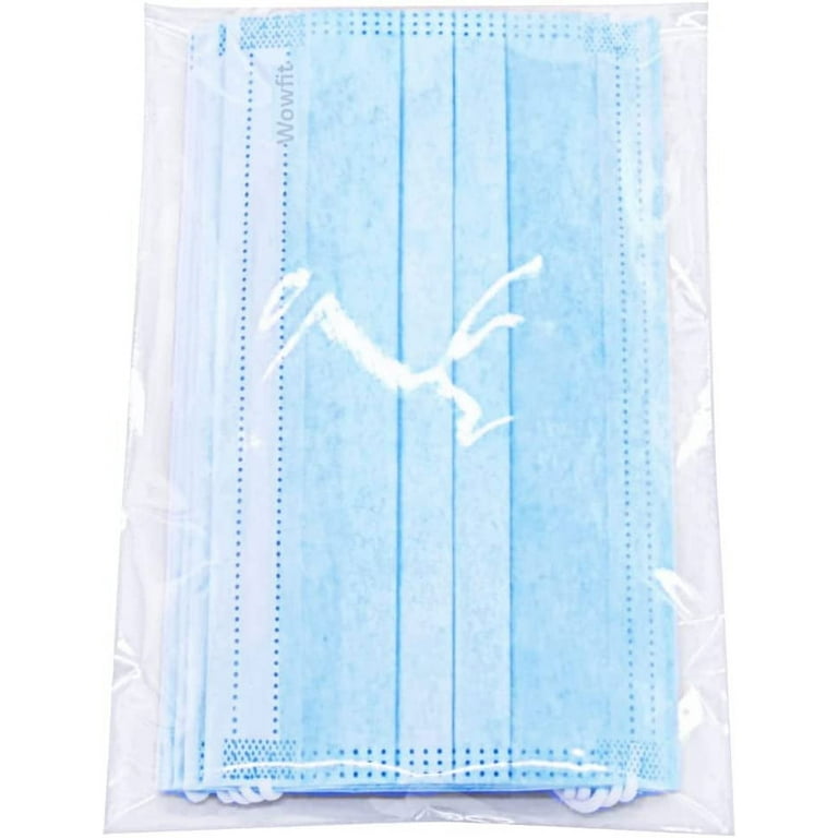  Wowfit 100 Count 9x12 inches Clear Cellophane Plastic Bags,  Resealable Self-Sealing Cello Bags Great for Clothes, Shirts, Pants, Foods,  Flyers, More (9 x 12 with reinforced sides) : Health & Household