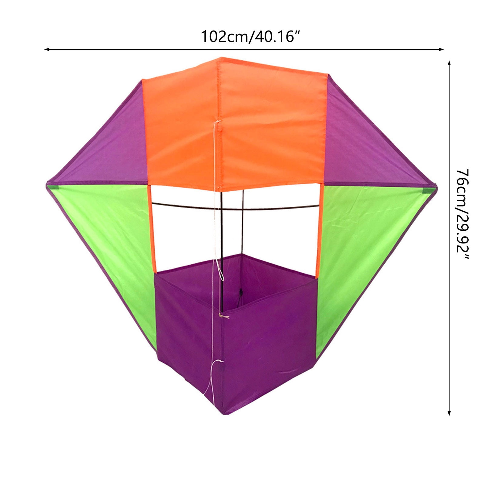 3D Stereo Huge Kite Big Cube Box Kite Tear Resistance Outdoor Sports Game Easy to Fly Soft Kite Single Line