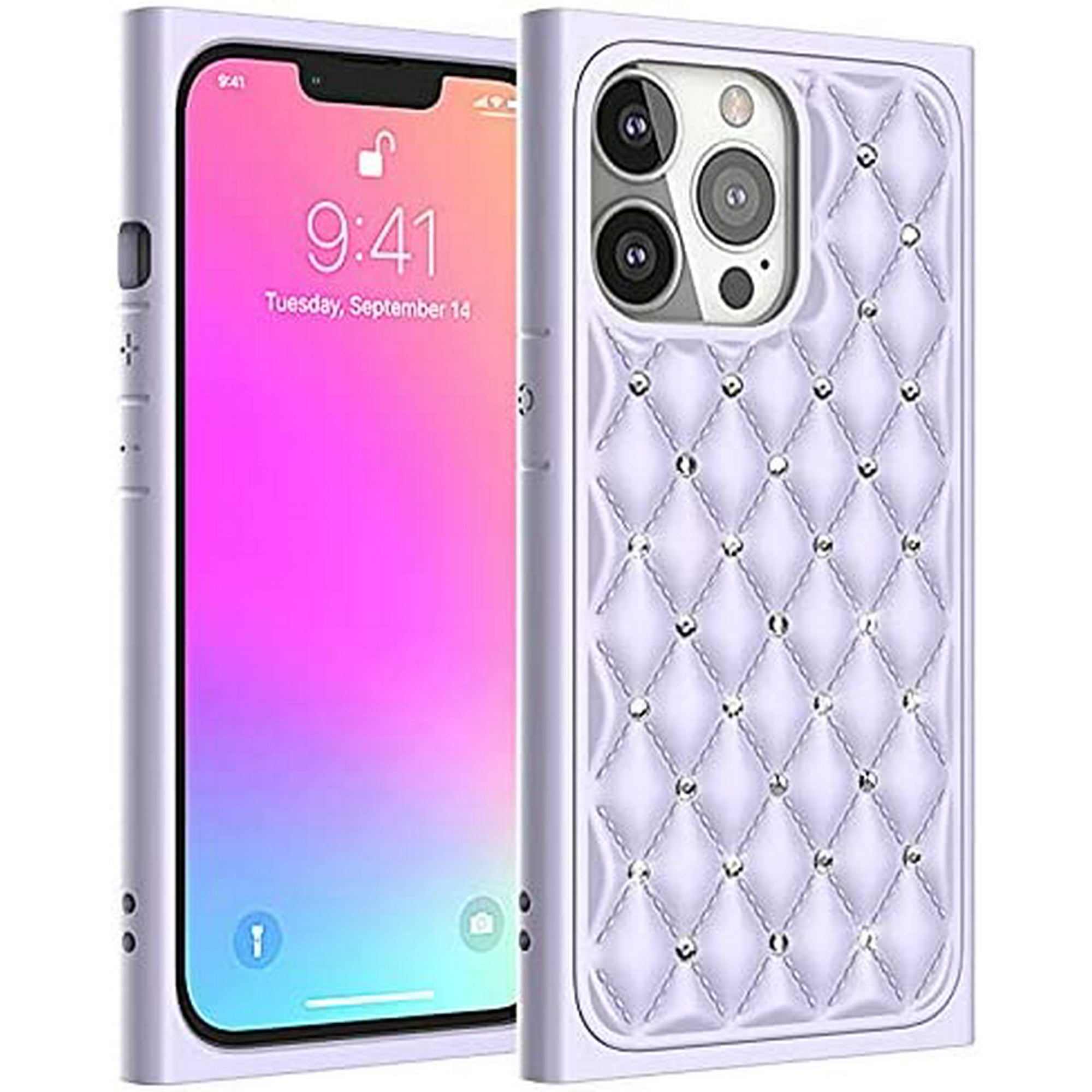 Designer Square Luxury for iPhone 14 Case for Girls Women for