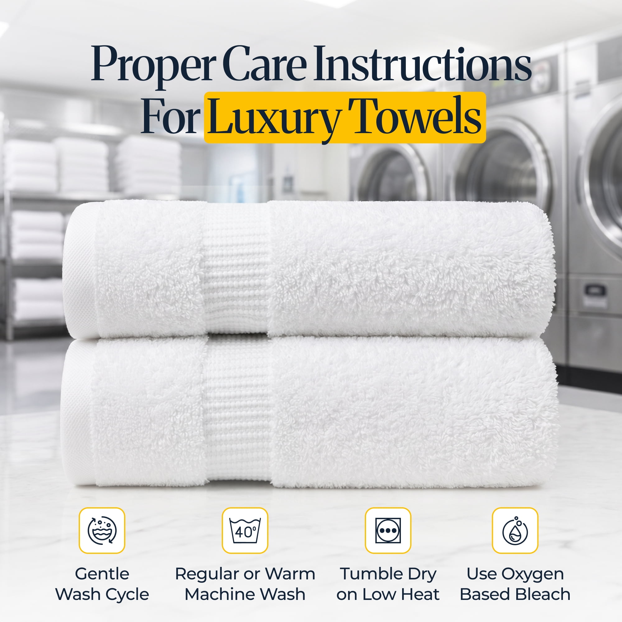 belem Forte Premium 72 Salon Towels Bulk 16x32 - 72 Pack Wholesale - 100% Cotton White Hand Towels Bulk