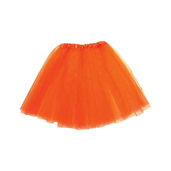 Adult Women's Neon Orange Tutu