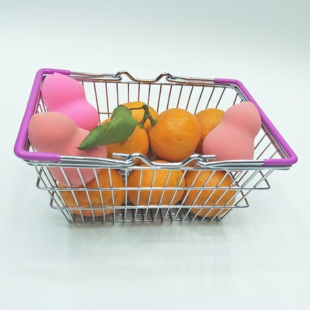 Mini Simulate Supermarket Shopping Hand Basket Jewelry Fruit