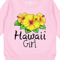 thumbnail image 3 of Inktastic Hawaii Girl Hibiscus Flowers Toddler Sweatshirt, 3 of 4