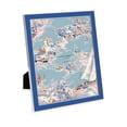 thumbnail image 1 of Marco de fotos Laura Ashley Riverside Blue, 8 x 10 pulgadas, borde metálico, 1 of 4
