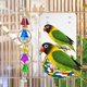 thumbnail image 5 of Espejo para pájaros y mascotas de 7 pulgadas, jaula para loros, juguetes con percha de cuerda, espejo para periquito y loro con campana oscilante para pájaros, juguetes para periquito, 5 of 5