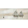thumbnail image 3 of Stellar Design Studio 14x8 Black Modern Framed Museum Art Print Titled - Mystic Sail I, 3 of 5
