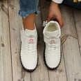 thumbnail image 3 of Pandaie Womens Casual Shoes Ankle Chukka Boots Slip on Loafers Fashion Sneakers Mid Top Walking Driving Flats Shoes White 8.5, 3 of 8