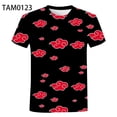 thumbnail image 2 of Camiseta De Verano Con Estampado 3D Anime Naruto Patrón De Calle Camisa Casual Cuello Redondo Manga Corta Hombre, 2 of 4
