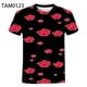 thumbnail image 2 of Camiseta De Verano Con Estampado 3D Anime Naruto Patrón De Calle Camisa Casual Cuello Redondo Manga Corta Hombre, 2 of 3