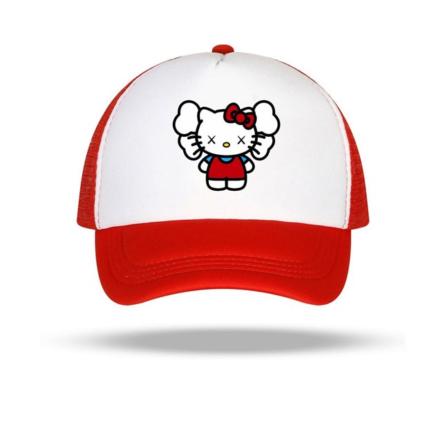 Sanrio-gorras de béisbol de Hello Kitty para niños y niñas, gorros bonitos de dibujos animados, regalo de cumpleaños Fivean unisex