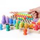 thumbnail image 2 of Juguete educativo Montessori de madera para niños, forma de aprendizaje temprano, números, pesca, juego de mesa a juego, rompecabezas heqiyong LED, 2 of 2