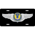 thumbnail image 1 of 15th Air Force Pilot Wings License Plate, 1 of 1