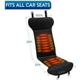 thumbnail image 3 of ZoneTech Heated Car Seat Cover Cushion, 12V Plug, Black, 2 Pack, 3 of 7