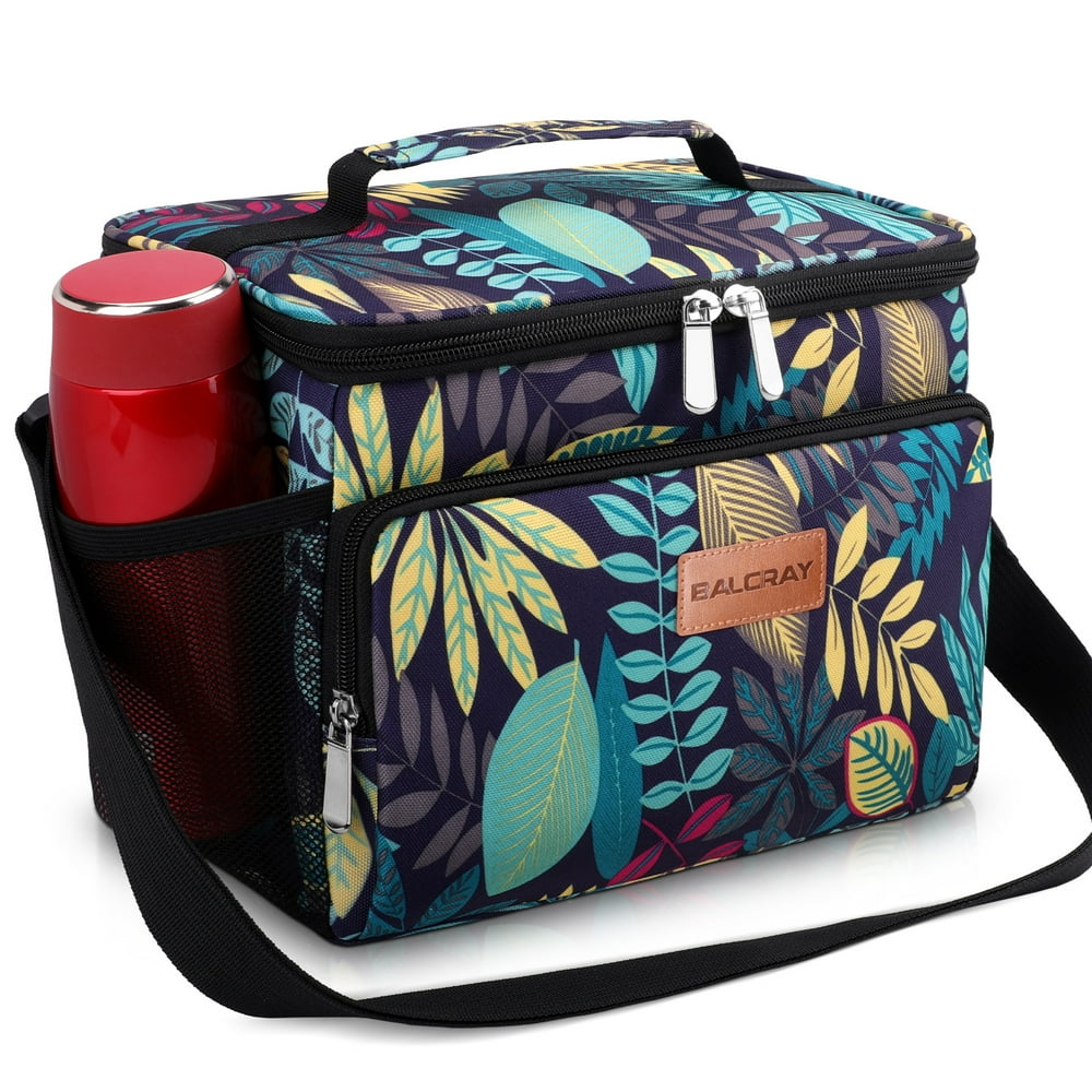 Lunch Bag for Women,BALORAY Insulated Large Lunch Bag with Wide Opening