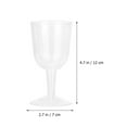 thumbnail image 3 of Monyance wine cups 12 Pcs Plastic Wine Glasses with Stem for Parties and Weddings(4.72X2.76X2.76Inches), 3 of 10