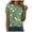 Green, variant on GEWSEY Womens Tops Dressy Casual Summer Short Sleeve Blouse Dress Shirt (Army Green, XL)