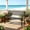 Black, variant on 50" Outdoor Bench for 2 Person, 790lb Capacity, Heavy Duty Metal Patio Bench with Geometric Backrest, for Garden, Patio, Porch, Entryway, Blue