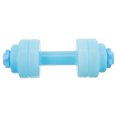 thumbnail image 1 of TABLZONE Botella De Con Forma De Pesa Azul Para Fitness Uso Exterior Material Pet Resistente, 1 of 8