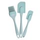 thumbnail image 1 of 3 Pieces/Set Baking Spatula Batter Silicone Spatula Brush Mixing Blue, 1 of 5