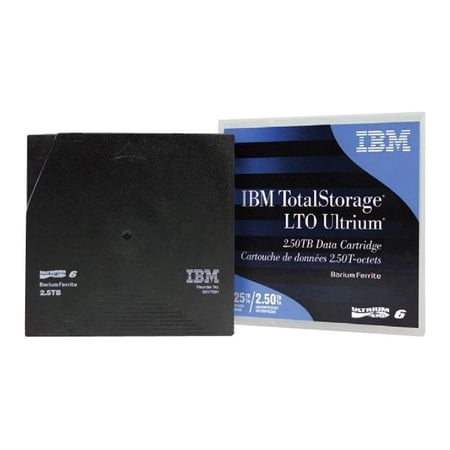 日本IBM Ultrium LTO6テープカートリッジ 2.5TB/6.25TB 00V7590 1点