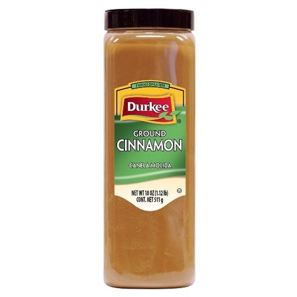 Durkee Ground Cinnamon, 18 Ounce Container -- 6 per Case.